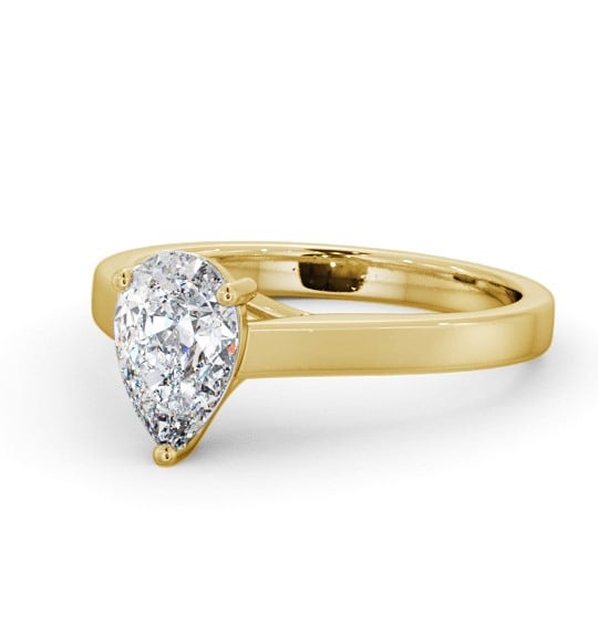  Pear Diamond Engagement Ring 18K Yellow Gold Solitaire - Heathcote ENPE22_YG_THUMB2 