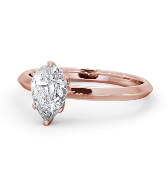  Pear Diamond Engagement Ring 9K Rose Gold Solitaire - Letisha ENPE29_RG_THUMB2 