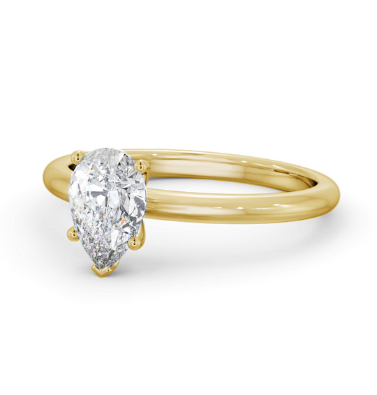 Blair Pear Diamond Engagement Ring Five Claw ENPE31_YG_THUMB2 