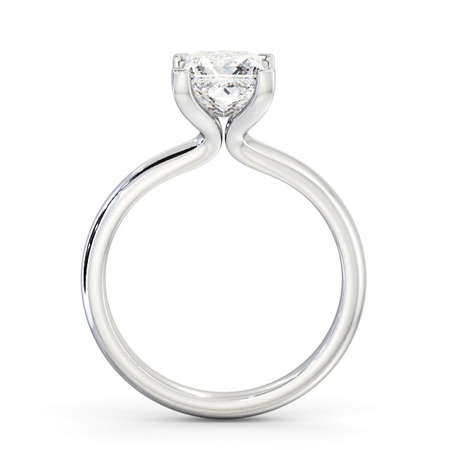 Princess Diamond Engagement Ring Palladium Solitaire - Emley ENPR15_WG_UP