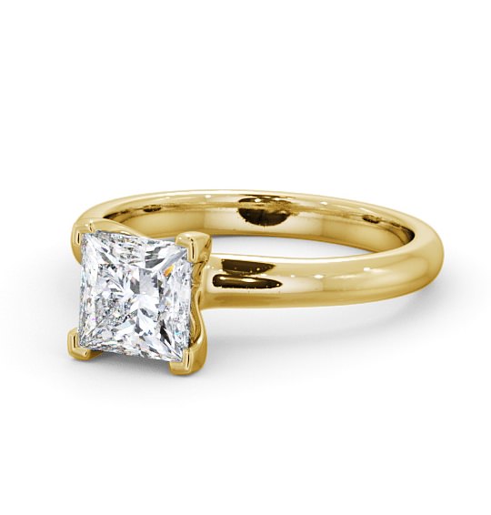  Princess Diamond Engagement Ring 18K Yellow Gold Solitaire - Emley ENPR15_YG_THUMB2 