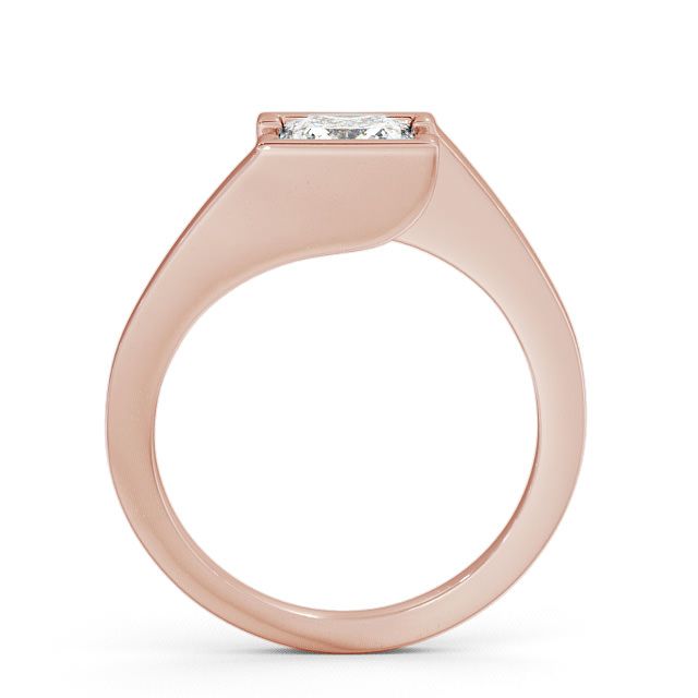 Princess Diamond Engagement Ring 18K Rose Gold Solitaire - Frieth ENPR17_RG_UP