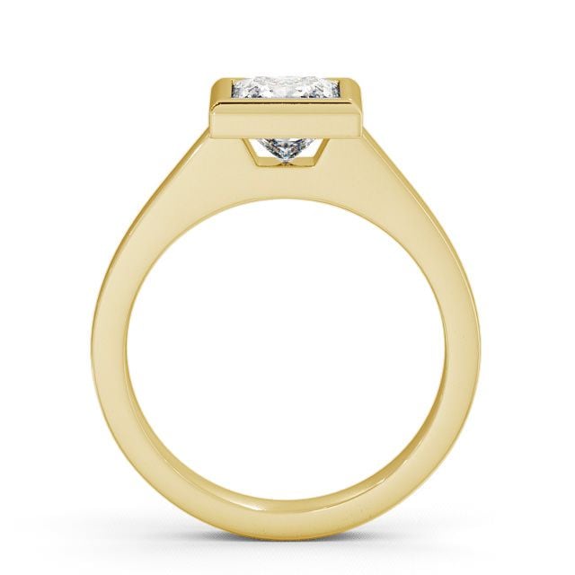 Princess Diamond Engagement Ring 18K Yellow Gold Solitaire - Shoreley ENPR19_YG_UP