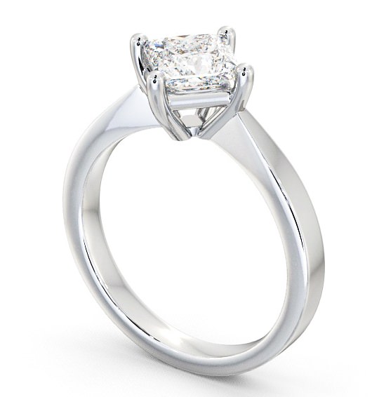 Princess Diamond Engagement Ring 18K White Gold Solitaire- Abney ENPR1_WG_THUMB1