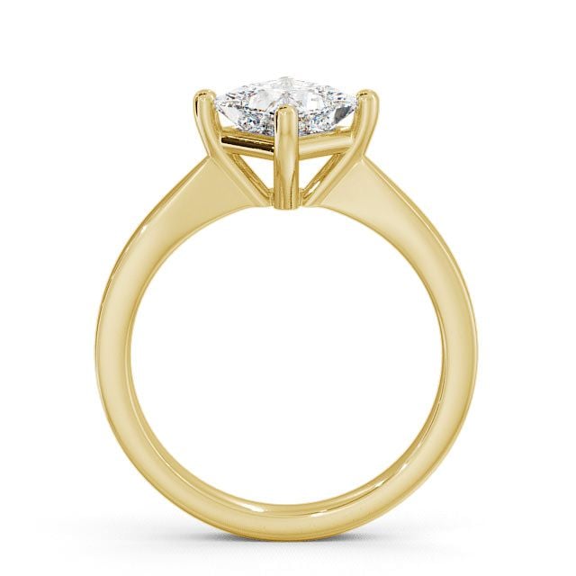 Princess Diamond Engagement Ring 18K Yellow Gold Solitaire- Abney ENPR1_YG_UP