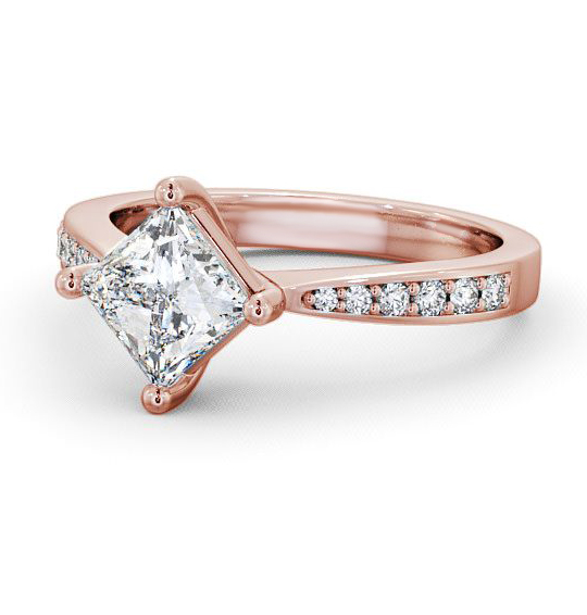 Ailby Princess Diamond Engagement Ring Side Stones Rotated Head ENPR1S_RG_THUMB2 