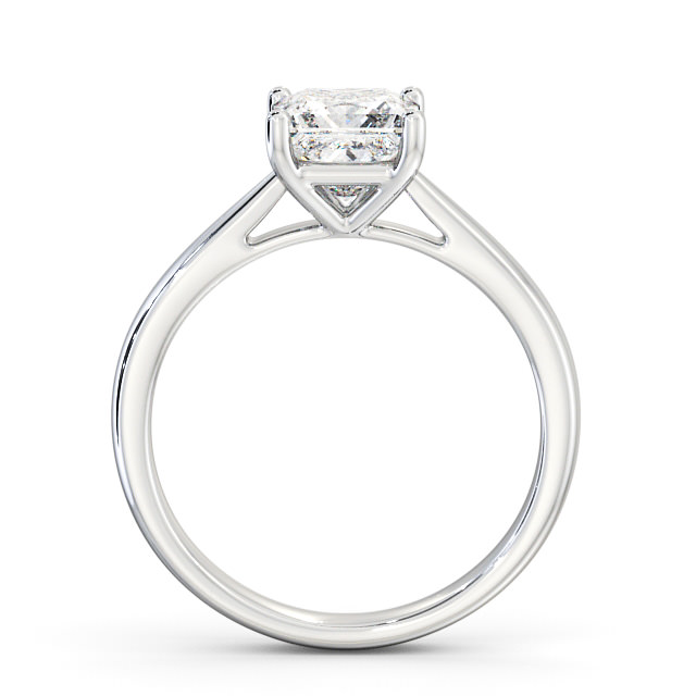 Princess Diamond Engagement Ring Palladium Solitaire - Gorgie ENPR2_WG_UP