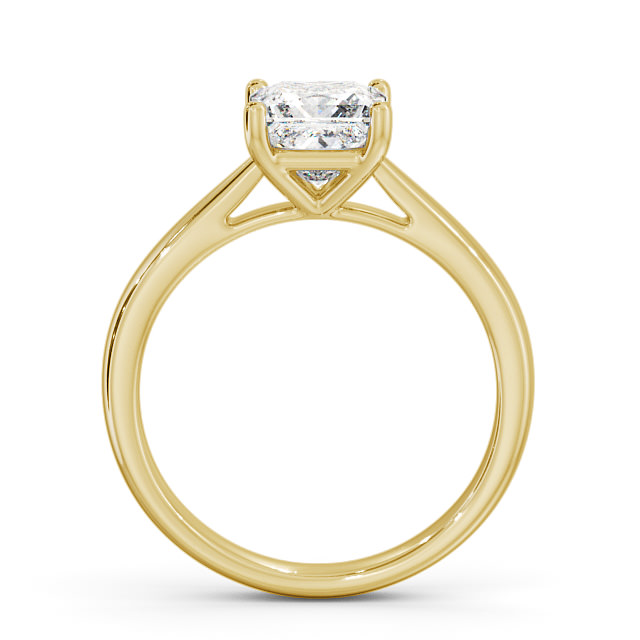 Princess Diamond Engagement Ring 9K Yellow Gold Solitaire - Gorgie ENPR2_YG_UP