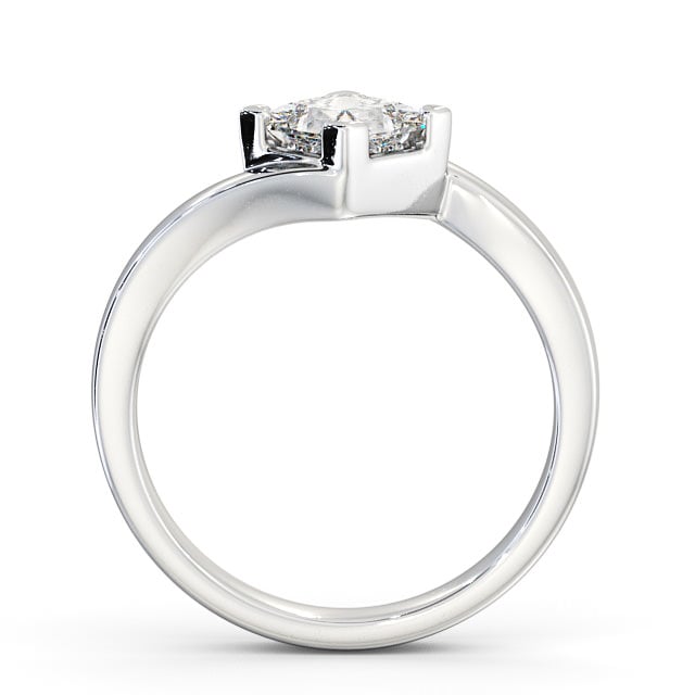 Princess Diamond Engagement Ring 9K White Gold Solitaire - Landore ENPR33_WG_UP