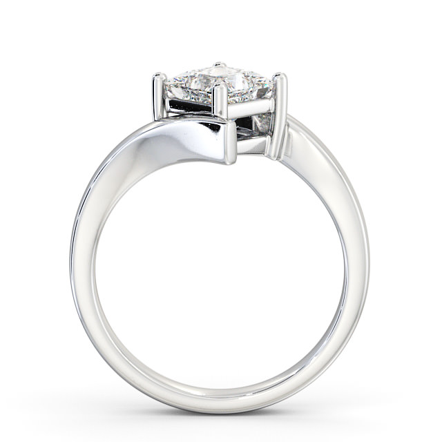 Princess Diamond Engagement Ring 9K White Gold Solitaire - Arbury ENPR34_WG_UP