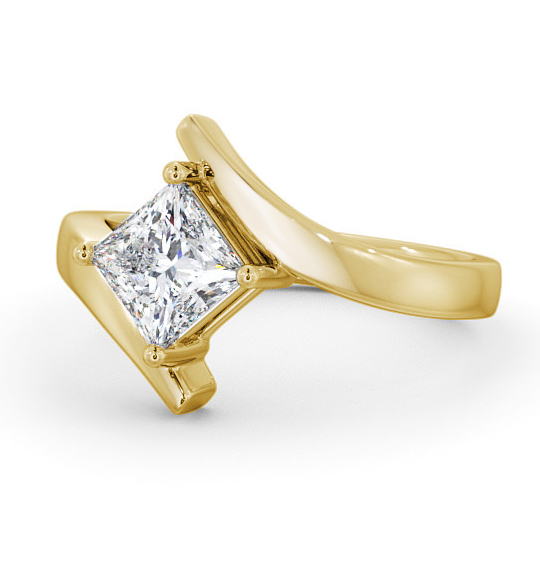 Arbury Princess Diamond Engagement Ring Sweeping Band ENPR34_YG_THUMB2 