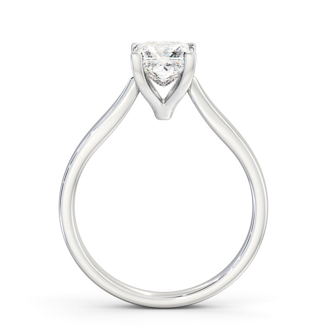 Princess Diamond Engagement Ring 18K White Gold Solitaire - Edelina ENPR37_WG_UP
