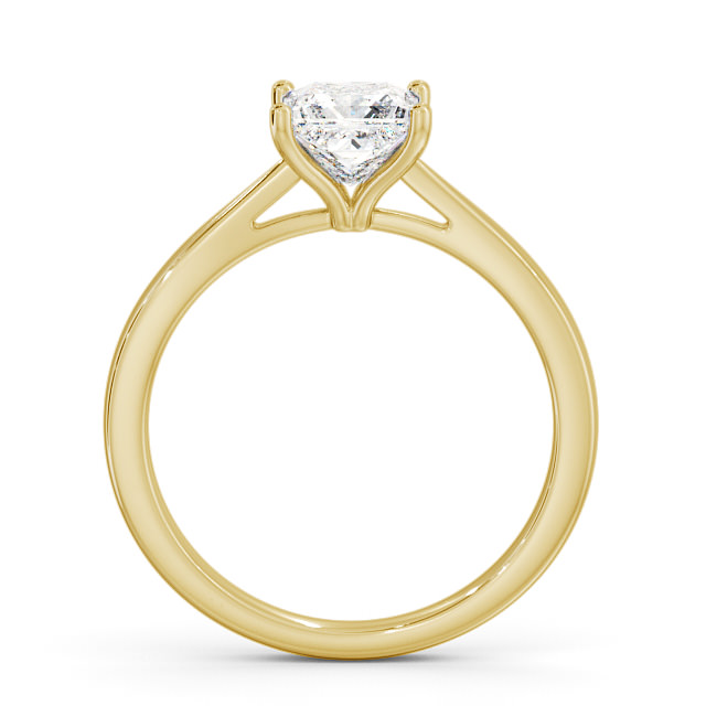 Princess Diamond Engagement Ring 18K Yellow Gold Solitaire - Monaco ENPR39_YG_UP