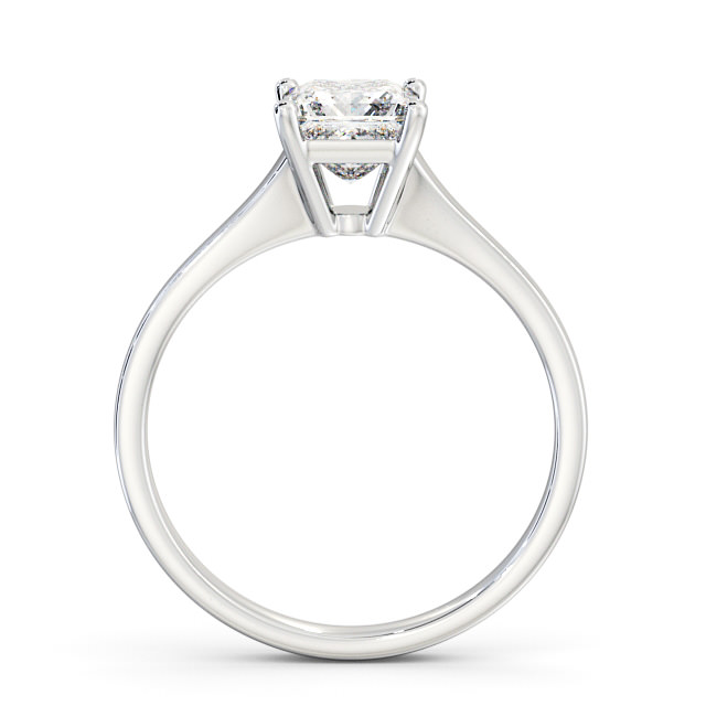 Princess Diamond Engagement Ring 18K White Gold Solitaire - Verity ENPR47_WG_UP
