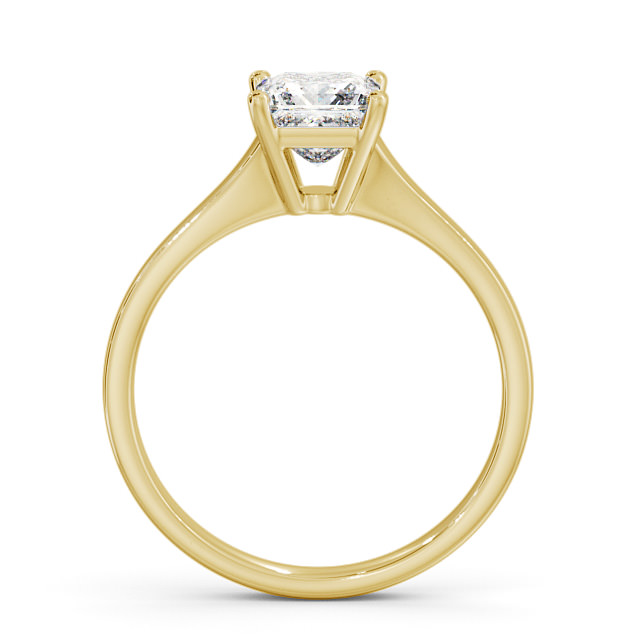 Princess Diamond Engagement Ring 18K Yellow Gold Solitaire - Verity ENPR47_YG_UP