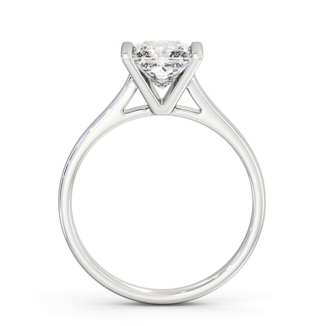 Princess Diamond Engagement Ring 9K White Gold Solitaire - Pennan ENPR48_WG_UP