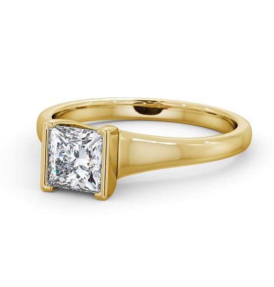  Princess Diamond Engagement Ring 9K Yellow Gold Solitaire - Jupiter ENPR49_YG_THUMB2 