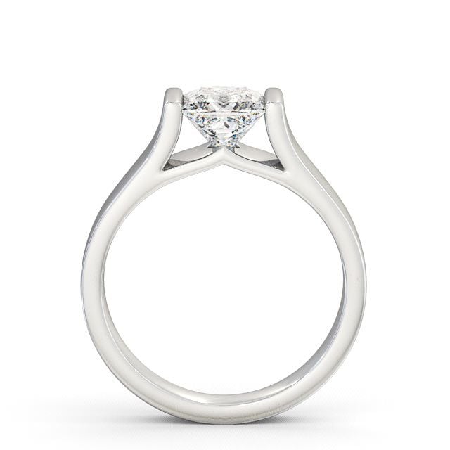 Princess Diamond Engagement Ring Platinum Solitaire - Maligar ENPR4_WG_UP