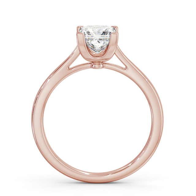 Princess Diamond Engagement Ring 18K Rose Gold Solitaire - Bewley ENPR53_RG_UP