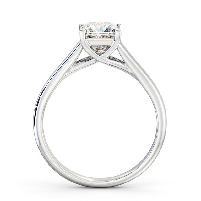 Princess Diamond Engagement Ring Palladium Solitaire - Audlem ENPR54_WG_UP