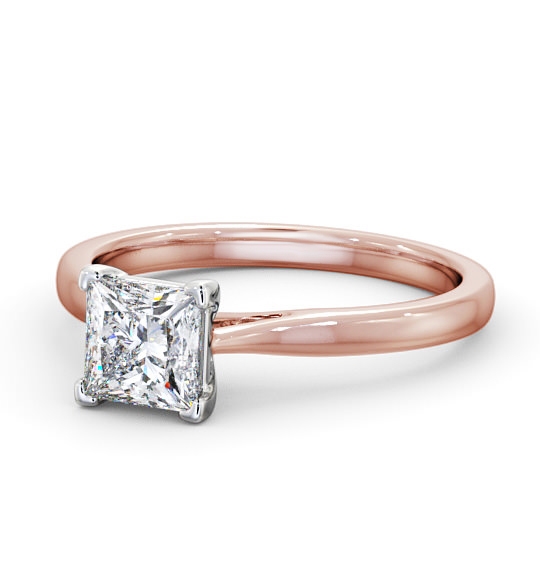 Ousby Princess Diamond Engagement Ring Tapered Band ENPR55_RWG_THUMB2 