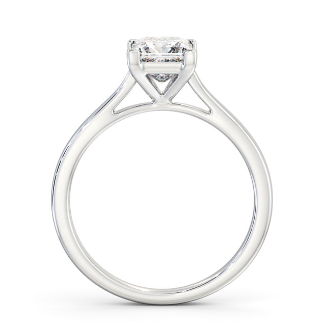 Princess Diamond Engagement Ring 9K White Gold Solitaire - Ousby ENPR55_WG_UP
