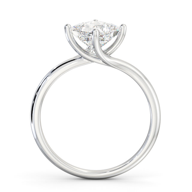 Princess Diamond Engagement Ring 9K White Gold Solitaire - Sadira ENPR56_WG_UP