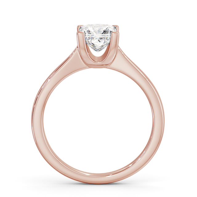 Princess Diamond Engagement Ring 18K Rose Gold Solitaire - Pentre ENPR57_RG_UP