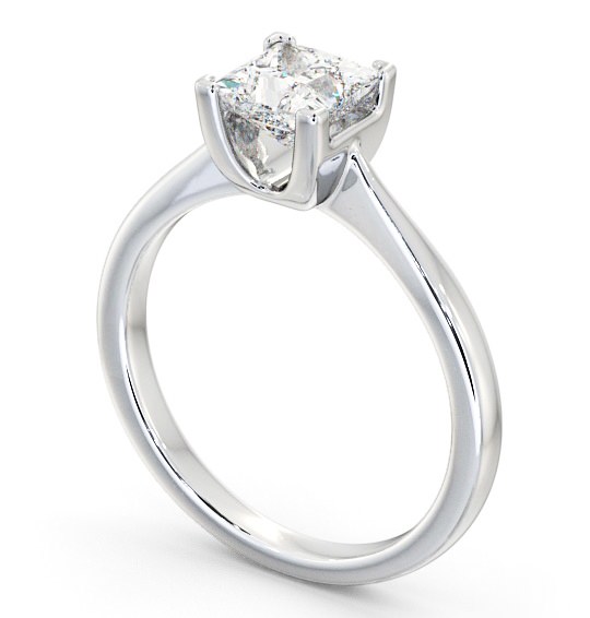 Princess Diamond Engagement Ring Platinum Solitaire Bewley