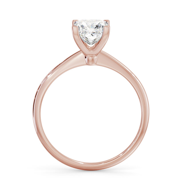 Princess Diamond Engagement Ring 18K Rose Gold Solitaire - Ernesta ENPR58_RG_UP