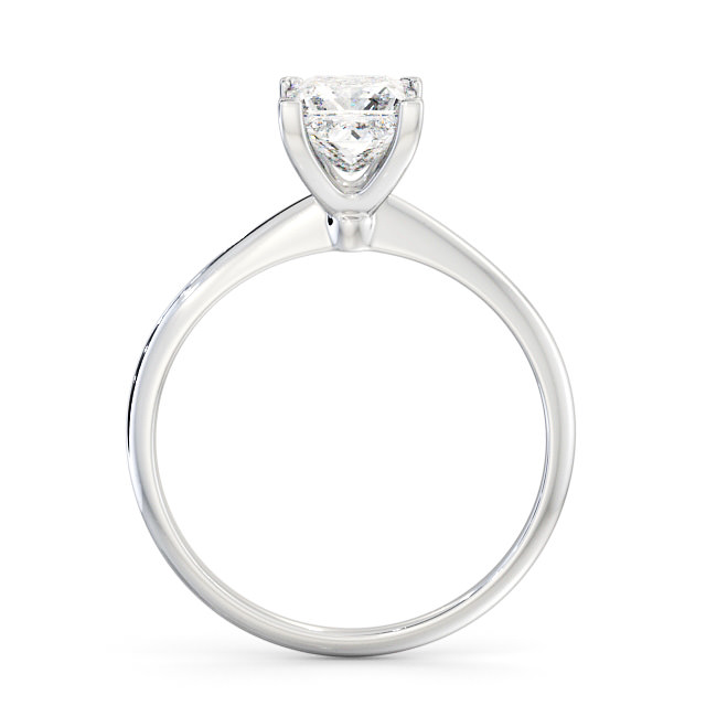 Princess Diamond Engagement Ring 18K White Gold Solitaire - Ernesta ENPR58_WG_UP