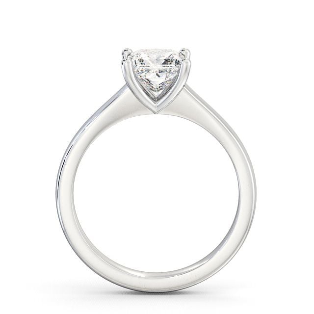 Princess Diamond Engagement Ring 18K White Gold Solitaire - Aisby ENPR5_WG_UP