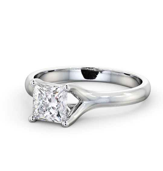  Princess Diamond Engagement Ring 9K White Gold Solitaire - Heugh ENPR70_WG_THUMB2 