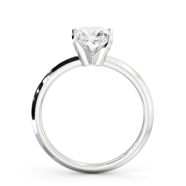 Princess Diamond Engagement Ring 18K White Gold Solitaire - Nimra ENPR78_WG_UP