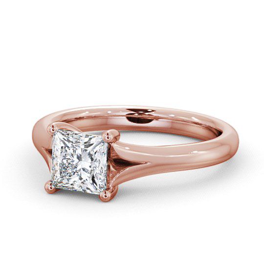  Princess Diamond Engagement Ring 18K Rose Gold Solitaire - Belleau ENPR7_RG_THUMB2 