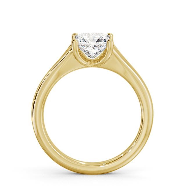 Princess Diamond Engagement Ring 9K Yellow Gold Solitaire - Belleau ENPR7_YG_UP
