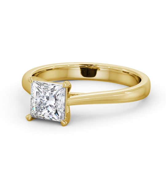  Princess Diamond Engagement Ring 18K Yellow Gold Solitaire - Amington ENPR82_YG_THUMB2 
