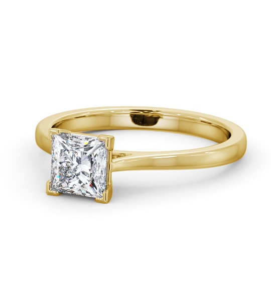  Princess Diamond Engagement Ring 9K Yellow Gold Solitaire - Carrie ENPR83_YG_THUMB2 