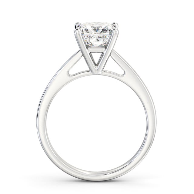 Princess Diamond Engagement Ring Platinum Solitaire - Causey ENPR8_WG_UP