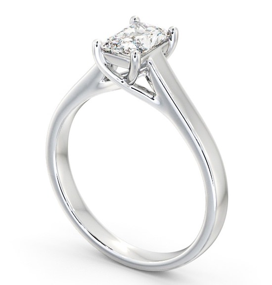 Radiant Diamond Trellis Design Engagement Ring Platinum Solitaire ENRA13_WG_THUMB1 