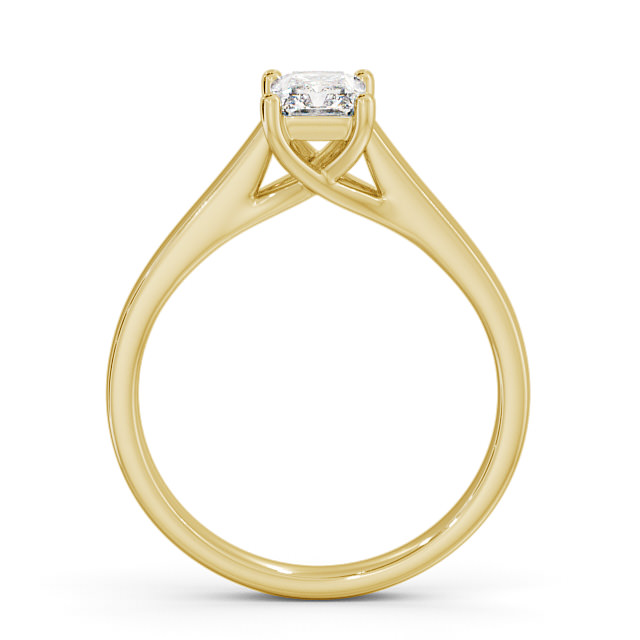 Radiant Diamond Engagement Ring 18K Yellow Gold Solitaire - Andrisa ENRA13_YG_UP