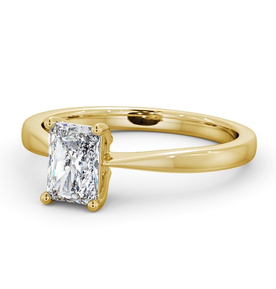  Radiant Diamond Engagement Ring 9K Yellow Gold Solitaire - Cassiana ENRA14_YG_THUMB2 