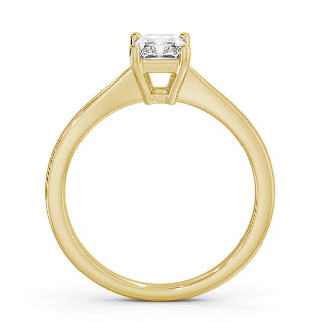 Radiant Diamond Engagement Ring 9K Yellow Gold Solitaire - Cassiana ENRA14_YG_UP
