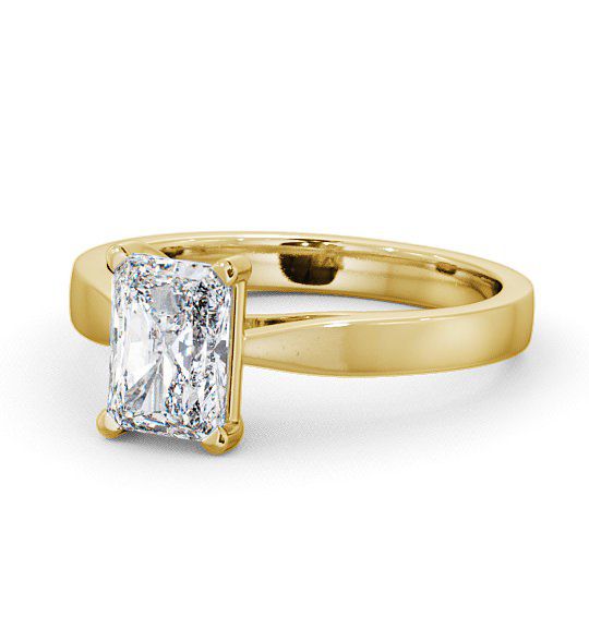  Radiant Diamond Engagement Ring 9K Yellow Gold Solitaire - Aldham ENRA1_YG_THUMB2 