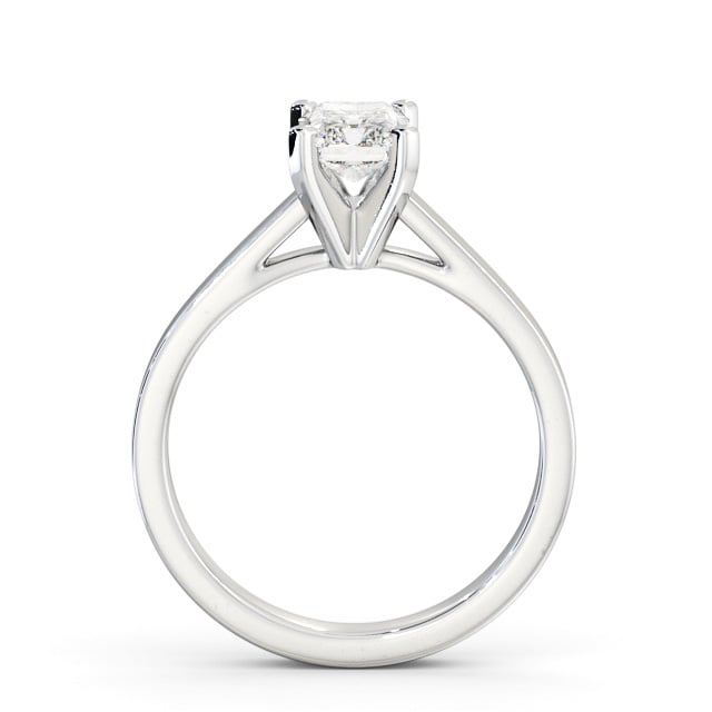 Radiant Diamond Engagement Ring Platinum Solitaire - Ealand ENRA21_WG_UP