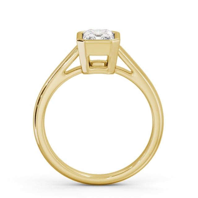 Radiant Diamond Engagement Ring 18K Yellow Gold Solitaire - liana ENRA23_YG_UP