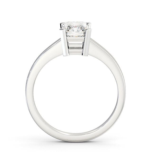 Radiant Diamond Engagement Ring Platinum Solitaire - Oaken ENRA2_WG_UP