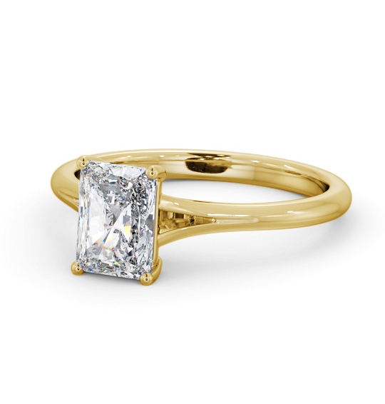  Radiant Diamond Engagement Ring 18K Yellow Gold Solitaire - Arda ENRA36_YG_THUMB2 