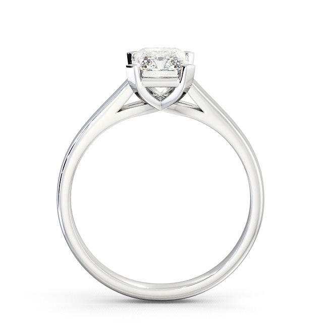 Radiant Diamond Engagement Ring 9K White Gold Solitaire - Arley ENRA3_WG_UP