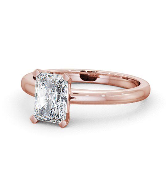  Radiant Diamond Engagement Ring 9K Rose Gold Solitaire - Brae ENRA5_RG_THUMB2 